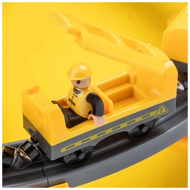 Залізниця Otamanko Мандрівний Експрес електрична залізниця 92 деталей, жовтий (AU6881AB) - picture 4