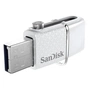 USB флеш накопичувач SanDisk 32GB Ultra Dual Drive White OTG USB 3.0 (SDDD2-032G-G46W) - зменшене зображення 4