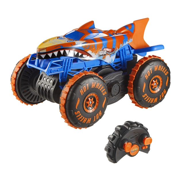 Радіокерована іграшка Hot Wheels Автомодель Monster Trucks Tiger shark climber 1:15 (JFR39) - picture 1