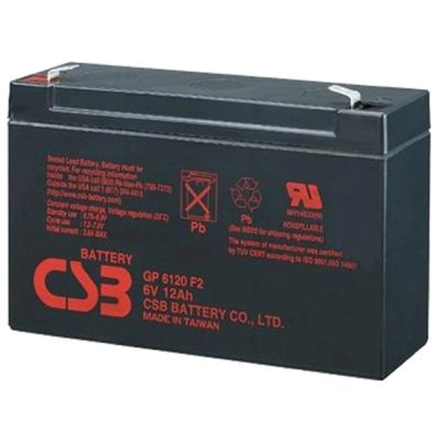 Батарея к ИБП CSB 6В 12 Ач (GP6120/ GP6120F2) - изображение 1