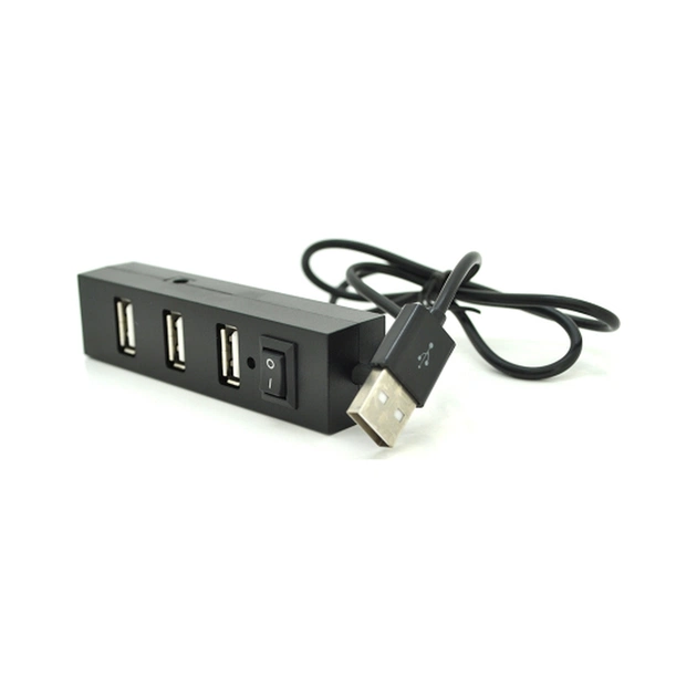 Концентратор Voltronic USB 3.0 to 4xUSB black (YT-HUB4-B) - зображення 1