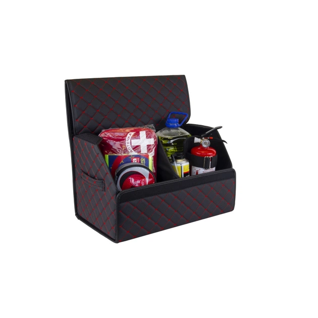 Сумка-органайзер EVAtech ECO M чорна з червоною ниткою (EHECEMBRBB) - picture 2