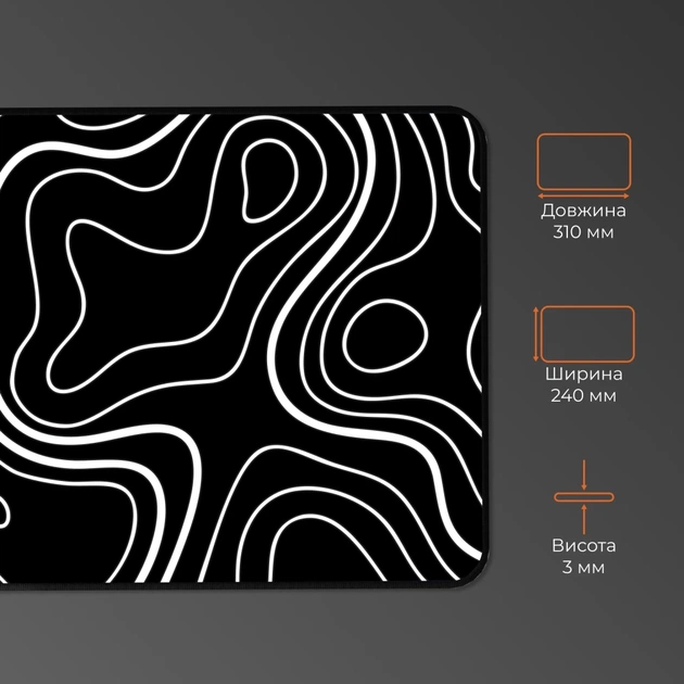 Килимок для мишки GamePro MP085AB Black (MP085AB) - picture 4