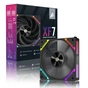 Кулер до корпусу 1stPlayer XF7 Black (XF7-BK-1IN1) - зменшене зображення 13