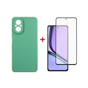 Чохол до мобільного телефона Dengos Realme C67 Soft + Glass Mint (DG-KM-100) зображення 1