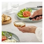 Кухонний ніж Tefal ColorFood зубчастий 10 см Чорний (K2731304) - зменшене зображення 9