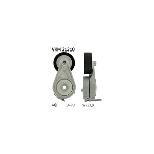 Натягувач ременя з роликом SKF VKM 31310 зображення 1