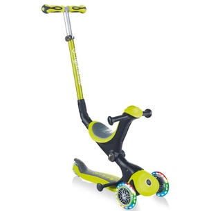 Самокат Globber Go Up Deluxe Lights Led 5 в 1 зелений (646-106) зображення 1