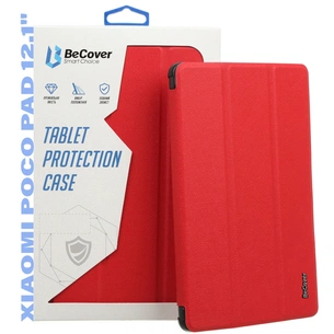 Чохол до планшета BeCover Smart Case Xiaomi Poco Pad 12.1" Red (711564) зображення 1