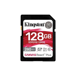 Карта пам'яті Kingston 128GB SDXC class 10 UHS-II U3 Canvas React Plus (SDR2V6/128GB) зображення 1