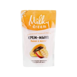 Рідке мило Milky Dream Папая і манго дой-пак 500 мл (4820205300134) зображення 1