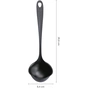 Ополоник Fiskars Essential, 28см, пластик, чорний (1065594) - зменшене зображення 4