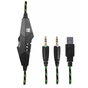 Навушники Gemix N2 LED Black-Green Gaming - зменшене зображення 4