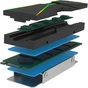 Радіатор охолодження Xilence M2SSD Cooler ARGB M2SSD.B.ARGB (XC401) - уменьшенное изображение 6