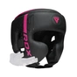 Боксерський шолом RDX F6 Kara Matte Pink S (HGR-F6MP-S) - зменшене зображення 1
