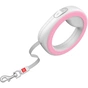 Повідець для собак WAUDOG R-leash світловідбиваюча стрічка XS-M до 40 кг 2.9 м рожевий (81277) - уменьшенное изображение 3