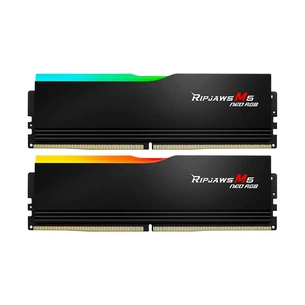 Модуль пам'яті для комп'ютера DDR5 32GB (2x16GB) 6400 MHz Ripjaws M5 Neo RGB Matte Black G.Skill (F5-6400J3240G16GX2-RM5NRK) зображення 1