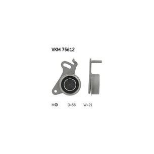 Ролик натягувача ременя SKF VKM 75612 зображення 1