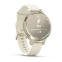 Смарт-годинник Garmin Lily 2 Active, Lunar Gold/Bone, Silicone, (010-02891-00) - зменшене зображення 3