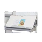 Парта Mealux Hamilton Multicolor Blue (BD-680 W/G MC+BL з полицею) - зменшене зображення 8