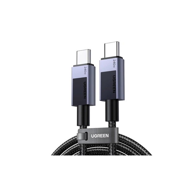 Дата кабель USB-C to USB-C 1.0m 240W 480Mbps black Ugreen (45067) - изображение 1