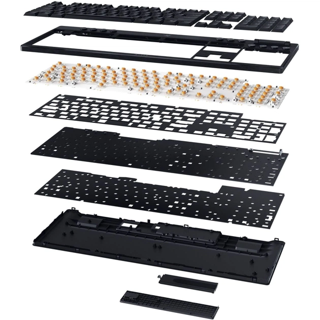 Клавіатура Razer BlackWidow V4 Low-Profile Wireless/Bluetooth/USB Orange switch UA Black (RZ03-05270800-R3M1) - зображення 8