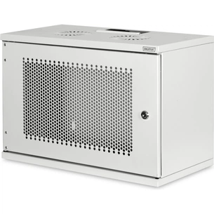 Шафа настінна Digitus SOHO 19" 7U 540x400, метал.двері, 60kg max (DN-19-07U-S-PD) зображення 1