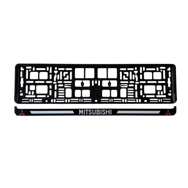 Рамка номерного знака Poputchik Mitsubishi (24-112-IS) - picture 2