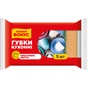 Губки кухонні Бонус 5 шт. (4820048483933) - зменшене зображення 1