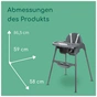 Стілець для годування Bebe Confort MEELY DARK GREY (2712551210) - зменшене зображення 4