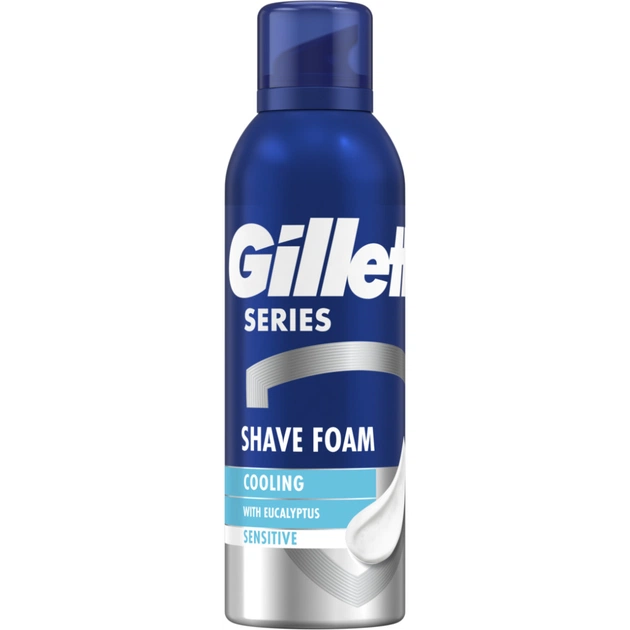 Піна для гоління Gillette Series Охолоджувальна з евкаліптом 200 мл (8001090872098) - зображення 1