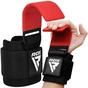 Гаки для тяги на зап'ястя RDX W5 Gym Hook Strap Red Plus (WAN-W5R+) - зменшене зображення 4