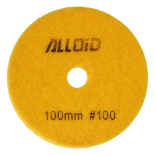 Круг зачистний Alloid Pro, алмазний, шліфувальний, на липучці, COMBS, 100мм, зерно 100 (DD-63378) зображення 1