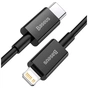 Дата кабель USB-C to Lightning 1.0m 20W Superior Series Black Baseus (CATLYS-A01) - уменьшенное изображение 2
