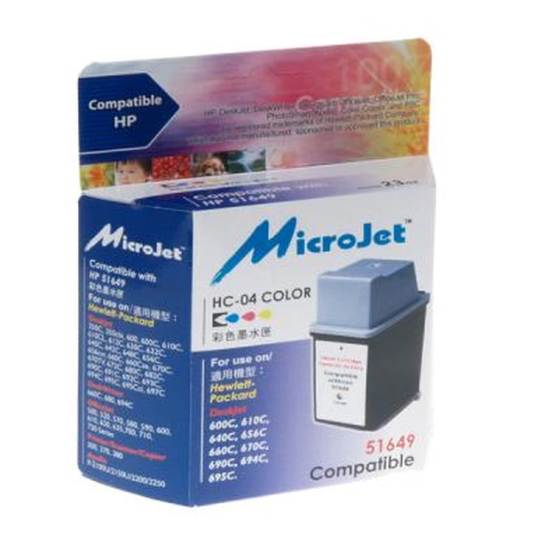 Картридж Microjet для HP №49 Color (HC-04) - зображення 1