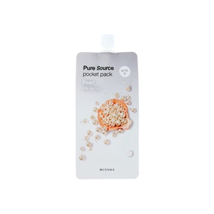 Маска для обличчя Missha Pure Source Pocket Pack Pearl Нічна з перлами 10 мл (8806185781824) зображення 1