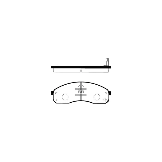 Тормозные колодки HI-Q SP1116 - изображение 1