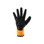 Захисні рукавиці Neo Tools латексне покриття, поліестер, р.9, помаранчево чорні (97-612-9) - уменьшенное изображение 2
