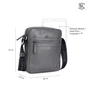 Сумка Brampton London Crossflow Grey (64405 GREY) - зменшене зображення 9