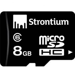 Карта пам'яті Strontium Flash 8GB microSD class6 (SR8GTFC6R) зображення 1