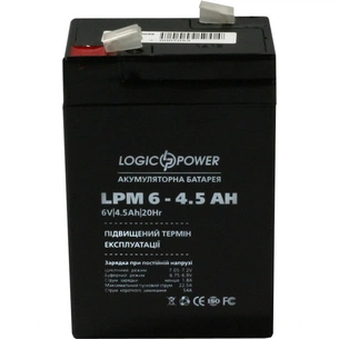 Батарея до ДБЖ LogicPower LPM 6В 4.5 Ah (3860) зображення 1
