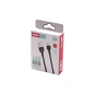 Дата кабель USB 2.0 AM to Lightning 1.0m 2.1A black XO (XO-NB200-L-1-BK) - зменшене зображення 3