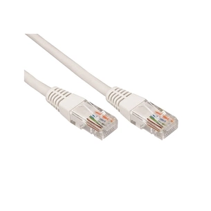 Патч-корд 0.25м, UTP, cat.5e, CU, 24AWG, gray Kingda (KD-PAUT3025GY) зображення 1