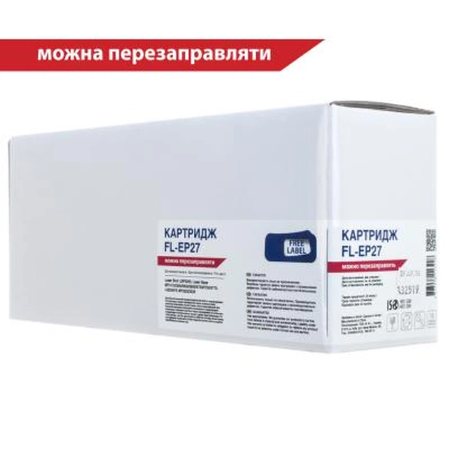 Картридж FREE Label CANON EP-27 (LBP3200, MF3110/3240) (FL-EP27) - изображение 1