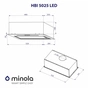 Витяжка кухонна Minola HBI 5025 I LED - уменьшенное изображение 11