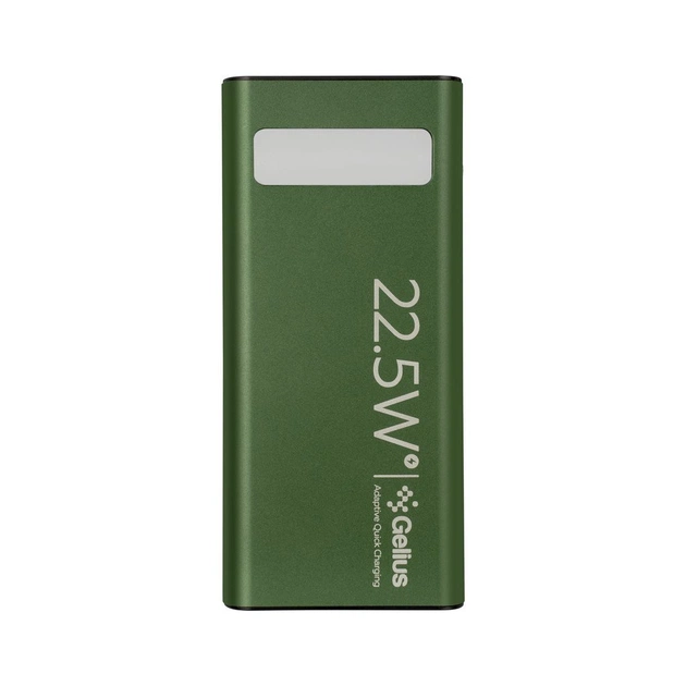 Батарея універсальна Gelius Lightstone GP-PB300 30000mAh QC+PD (22.5W) Green (00000090465) - picture 3