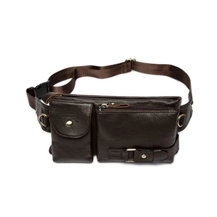 Сумка Vintage Поясна чоловіча Коричнева (14747) зображення 1