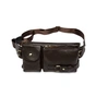 Сумка Vintage Поясна чоловіча Коричнева (14747) - зменшене зображення 1