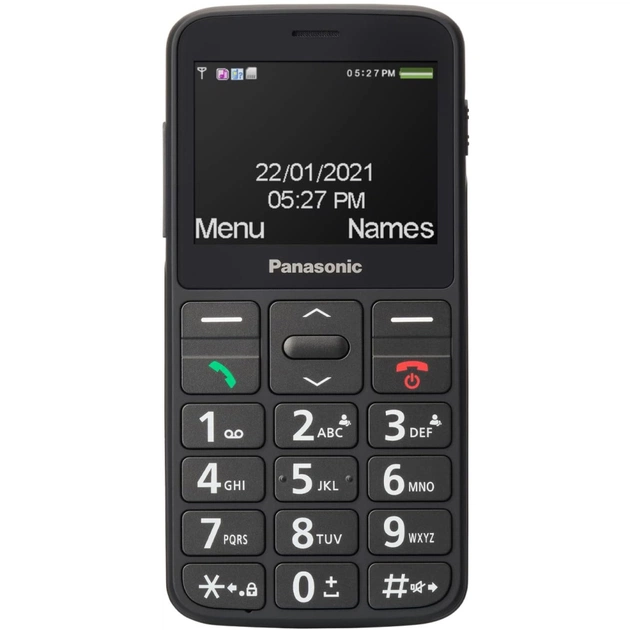 Мобільний телефон Panasonic KX-TU160 Black (KX-TU160EXB) - зображення 1