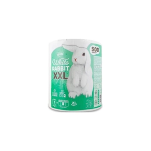 Паперові рушники Grite White Rabbit XXL 2 шари 500 відривів 1 рулон (4770023346091) изображение 1